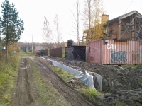 Установка ж/б лотков